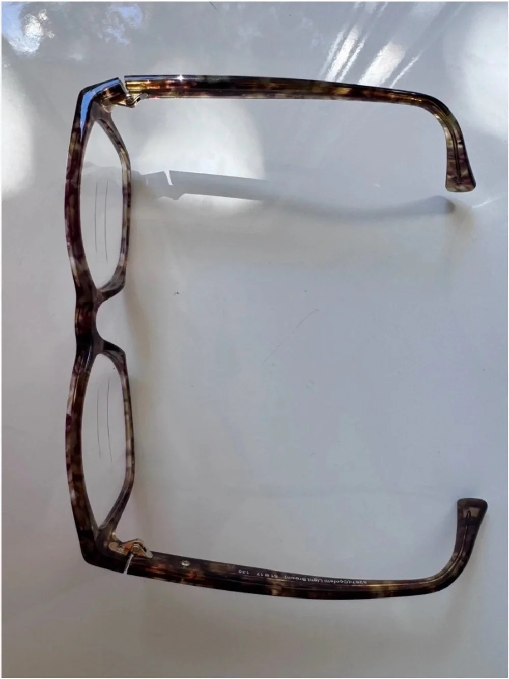 Coach HC6065 Confetti Light Brown Tortoise Eyeglass Frames 51-17-135